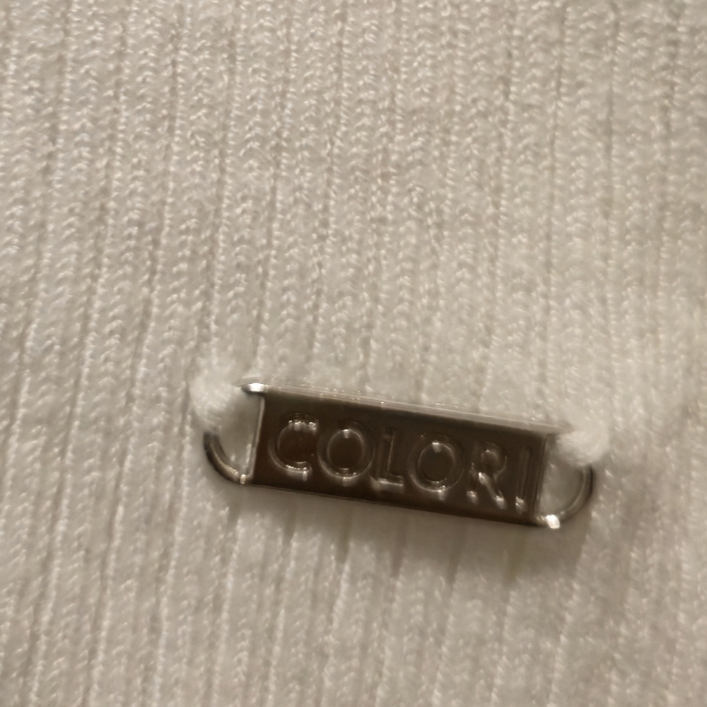 NWT Colori White sweater - Picture 5 of 5